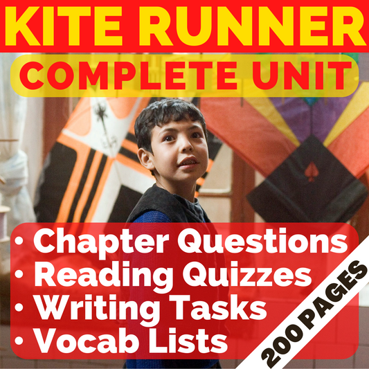 The Kite Runner by Khaled Hosseini | Complete Teaching Unit